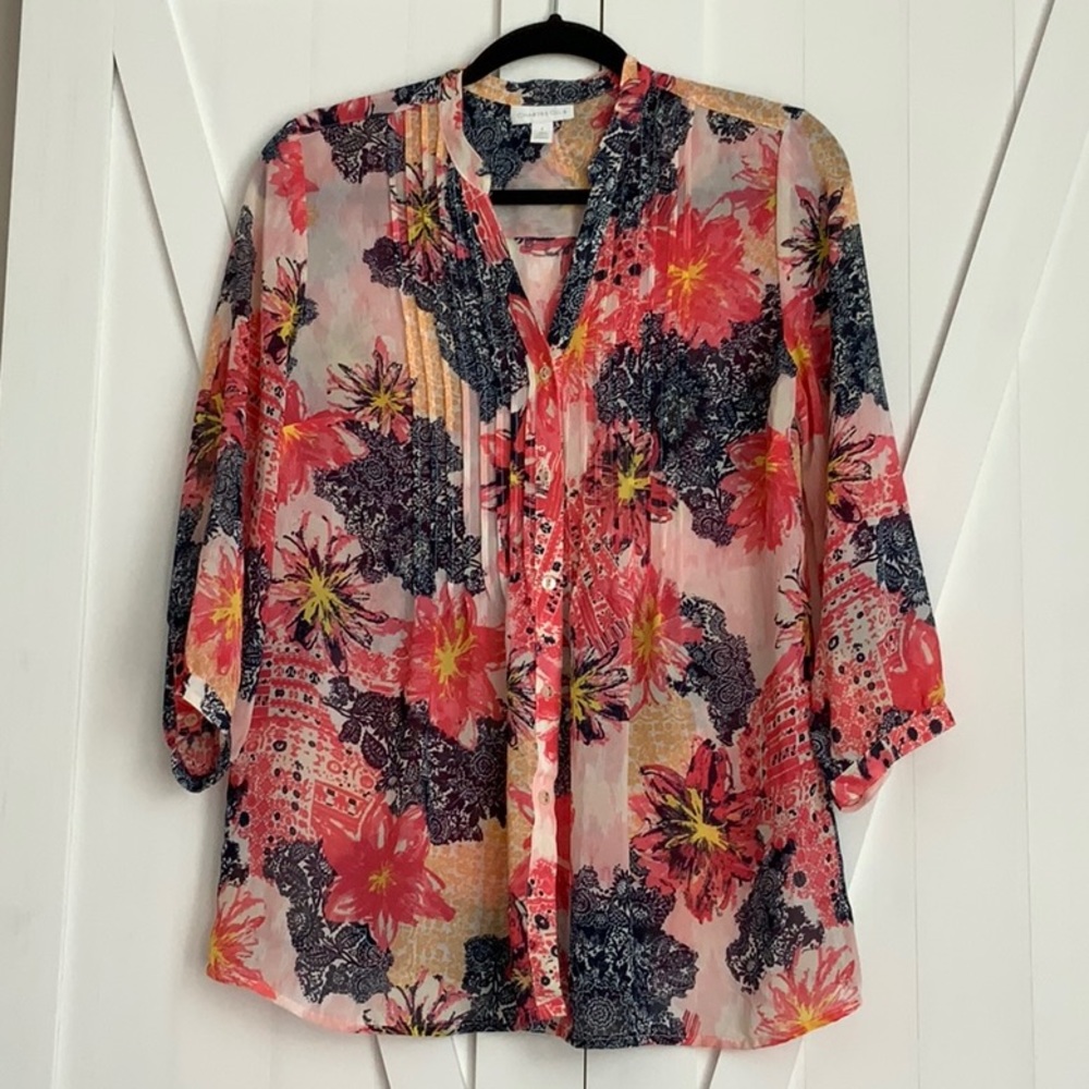 Charter club sheer blouse